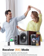 Bộ thu/ phát Bluetooth 5.1 UGREEN 60300 – 2 chế độ TX và RX – Khả năng tươngb thích rộng – Thiết kế nhỏ gọn