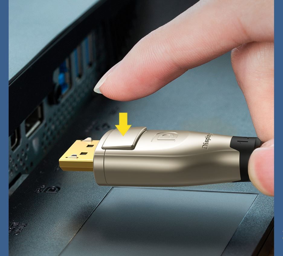 Cáp Displayport 1.4 UGREEN DP112 hỗ trợ phân giải 8K@60Hz, lõi đồng 26AWG ba lớp bảo vệ chống nhiễu