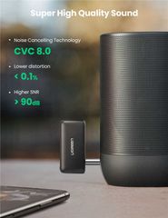 Bộ thu Bluetooth 5.0 UGREEN CM276 – Truyền tải chất lượng âm thanh Hifi – Chân cắm 3.5mm cho xe hơi – Tuổi thọ pin lên đến 300 giờ