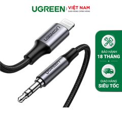 Cáp chuyển đổi Lightning sang 3.5mm chuẩn MFI UGREEN US315