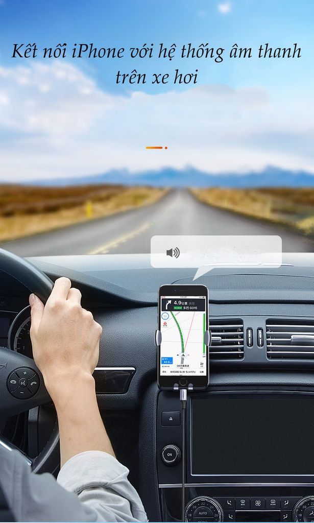 Cáp chuyển đổi Lightning sang 3.5mm chuẩn MFI UGREEN US315