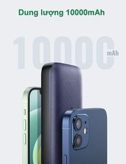 Sạc dự phòng 10000mAh UGREEN 80749 – 2 USB-C (PD và QC)
