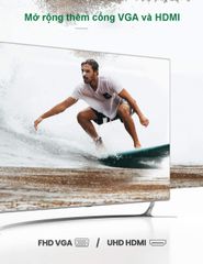 Bộ chuyển đổi Type C UGREEN 80133 – 3*USB 3.0+HDMI+VGA+RJ45 +SD/TF+3.5mm Audio+PD