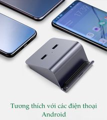 Bộ chia cổng USB 2.0 UGREEN CM214 Chia 2 cổng USB 2.0 hỗ trợ chức năng otg – Kèm giá đỡ điện thoại