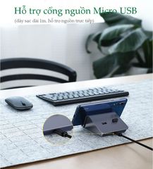 Bộ chia cổng USB 2.0 UGREEN CM214 Chia 2 cổng USB 2.0 hỗ trợ chức năng otg – Kèm giá đỡ điện thoại