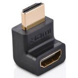 Đầu nối cổng HDMI male sang HDMI female vuông góc 90 độ (BẺ LÊN) UGREEN 20110