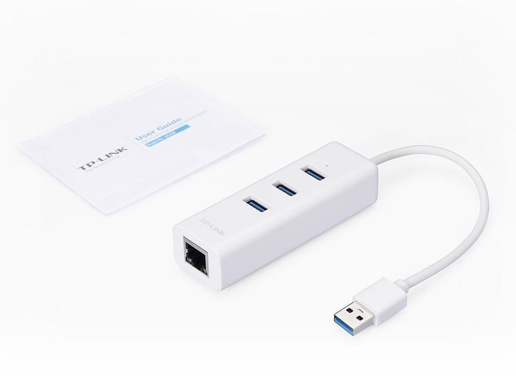 Bộ Chuyển Đổi Mạng USB 3.0 Sang Ethernet Gigabit kèm 3 cổng USB 3.0 TP-Link TL-UE330