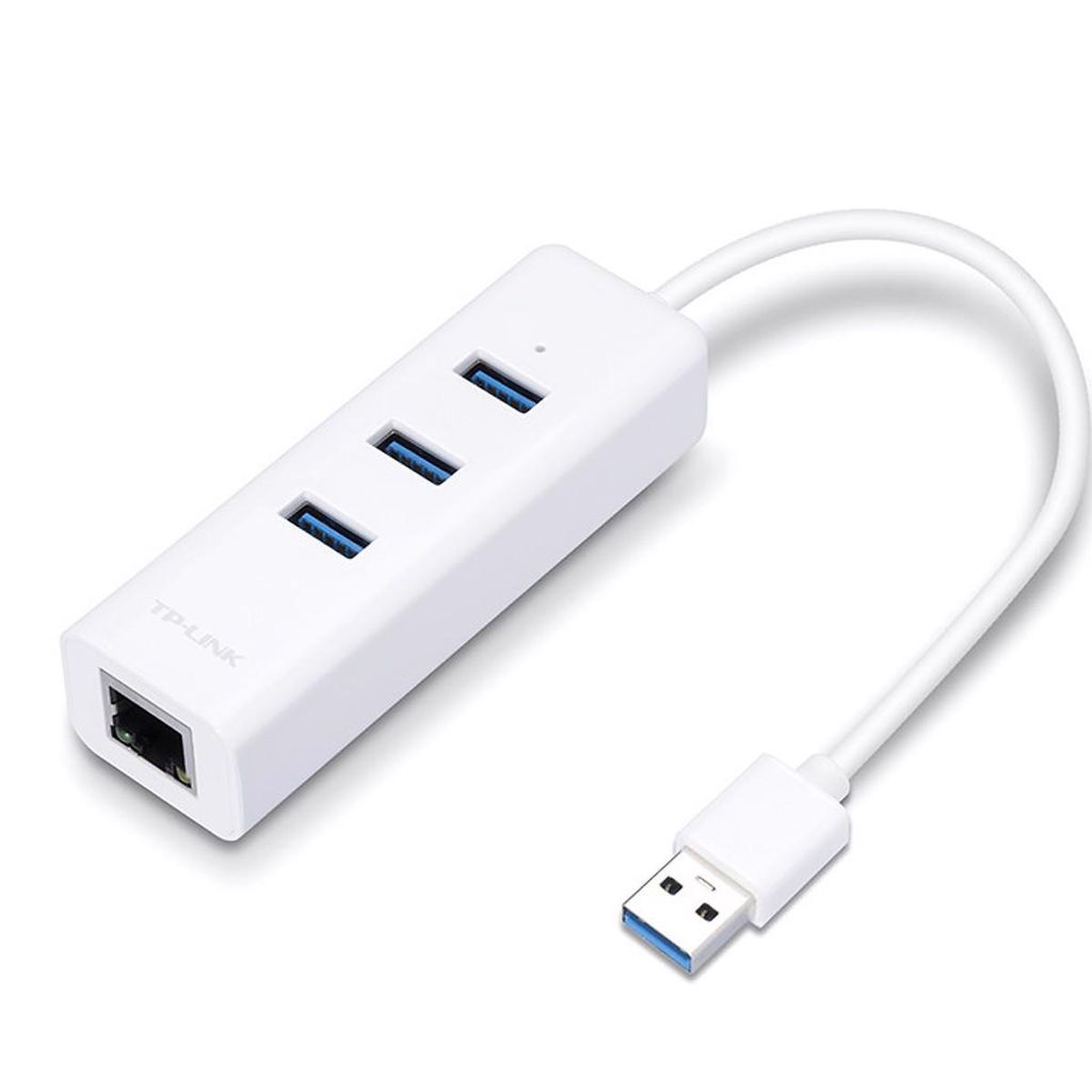Bộ Chuyển Đổi Mạng USB 3.0 Sang Ethernet Gigabit kèm 3 cổng USB 3.0 TP-Link TL-UE330