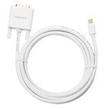 Cáp chuyển đổi mini DisplayPort sang DVI-D (24+1) dài 3m UGREEN MD102 10425 (trắng)