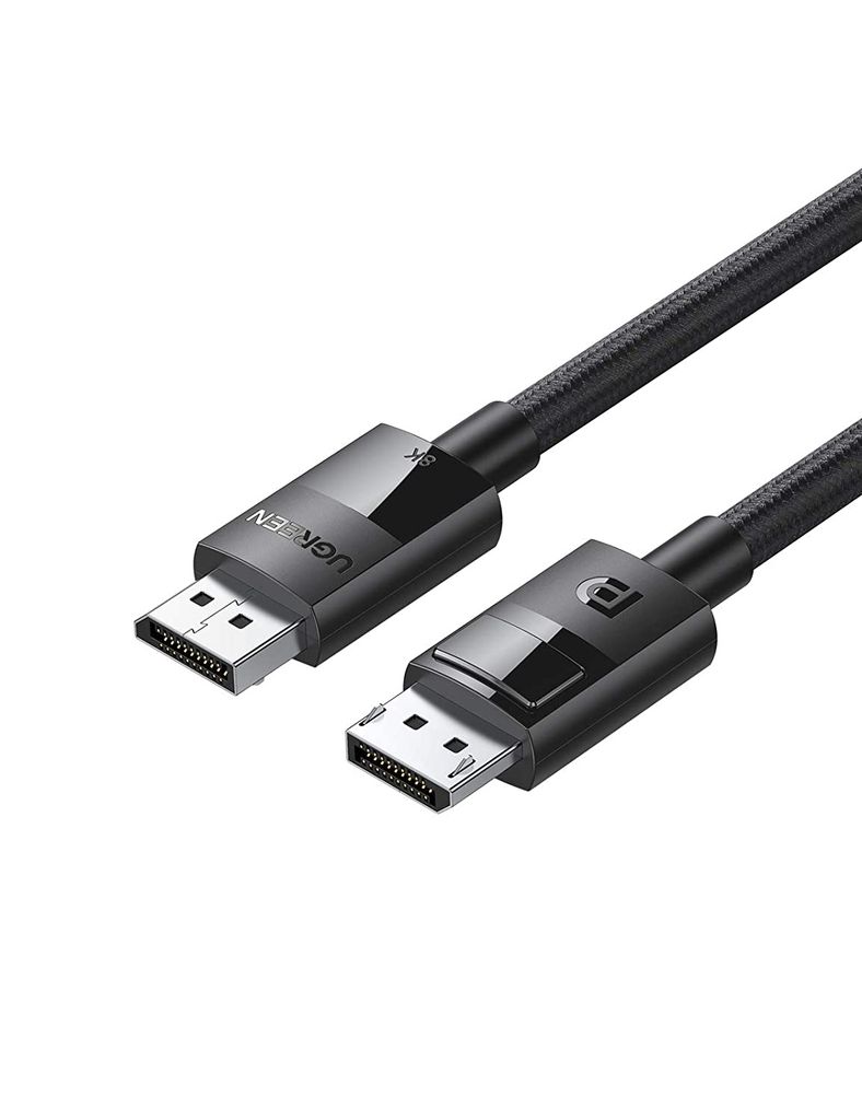 Cáp DisplayPort 1.4 UGREEN DP114 – Hỗ trợ độ phân giải 8K 60HZ , tốc độ truyền 32.4Gbps – Vỏ bện nylon chắc chắn chống rối
