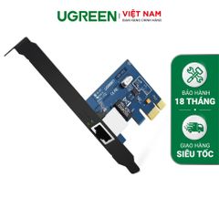 Card mạng UGREEN 30771 LAN PCI Express Gigabit Ethernet 10/100/1000Mbps Ugreen 30771 cao cấp – Hàng Chính Hãng