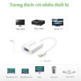Bộ chuyển đổi Mini DisplayPort sang VGA có âm thanh UGREEN MD107 10437 (màu trắng).