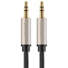 Cáp âm thanh Aux UGREEN AV125 đầu nối mạ vàng,  vỏ bện