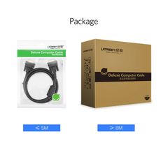 Dây cáp kết nối VGA HDB 15 đực sang HDB 15 đực dài từ 1-30M UGREEN VG101 VG105