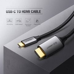 Cáp chuyển Type C sang HDMI UGREEN MM142  4K,2K@60Hz, lõi đồng nguyên chất