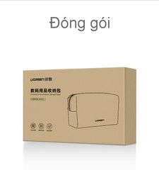 Túi đựng phụ kiện UGREEN LP285 – Chất liệu  bằng da PU cao cấp, chống thấm nước