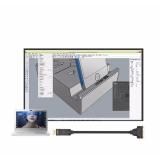 Cáp chuyển đổi DisplayPort (20 pin) cổng đực sang DVI-I (24+5) cổng cái dài 15CM UGREEN 20405 (màu đen)