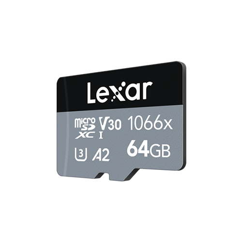 Thẻ nhớ Lexar Professional 1066x 64GB microSDXC UHS-I Card LMS1066064G-BNANG