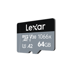 Thẻ nhớ Lexar Professional 1066x 64GB microSDXC UHS-I Card LMS1066064G-BNANG