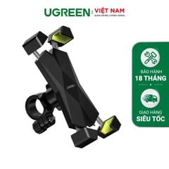 Giá đỡ điện thoại UGREEN LP116 – Xoay góc 360 độ, kích thước màn hình 4.6 – 6.5 inch – Chống shock, rung lắc, chuyên dùng cho xe đạp