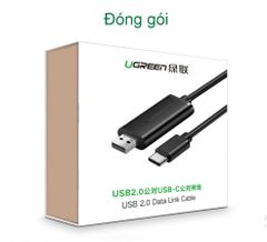 Cáp dữ liệu USB 2.0 sang Type C UGREEN US318 – Tích hợp chipset được đặt ở đầu cắm – Lõi đồng nguyên chất, vỏ bọc PVC