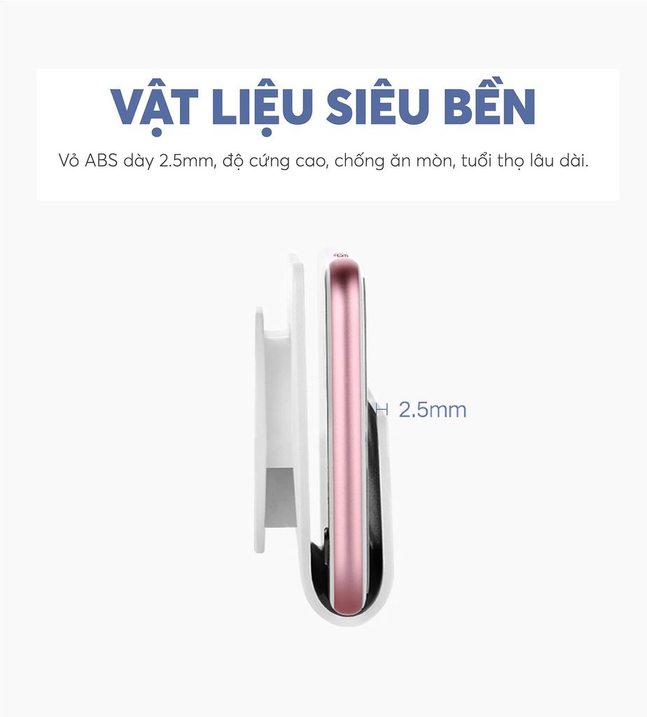 Khay đựng điện thoại treo tường không cần khoan UGREEN LP108 30394 rộng 12cm nhựa ABS cao cấp