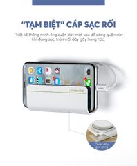 Khay đựng điện thoại treo tường không cần khoan UGREEN LP108 30394 rộng 12cm nhựa ABS cao cấp