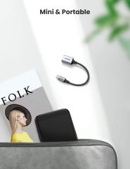 Cáp OTG UGREEN 30895 Chuyển USB2.0 sang Micro USB 2.0 – Dây bện nylon chắc chắn