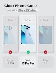 Ốp lưng iPhone 13 UGREEN lp534 – Chất liệu TPU, mặt lưng PC cứng cao cấp, chống trầy xước