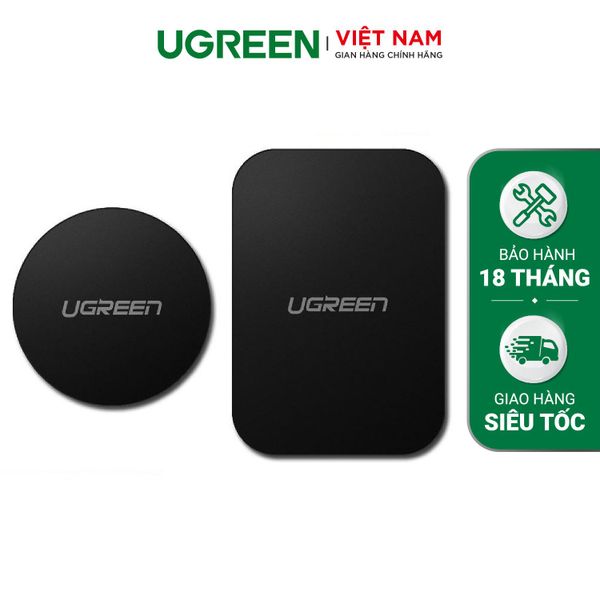 Miếng hít từ tính dùng cho điện thoại và giá đỡ UGREEN LP123 – Lực hít mạnh, an toàn cho điện thoại – Dễ sử dụng