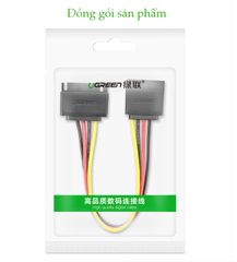 Cáp nối nguồn SATA 15Pin kết nối nguồn điện máy tính với ổ cứng Serial ATA SSD ổ đĩa quang thẻ PCI dài 20cm UGREEN US283
