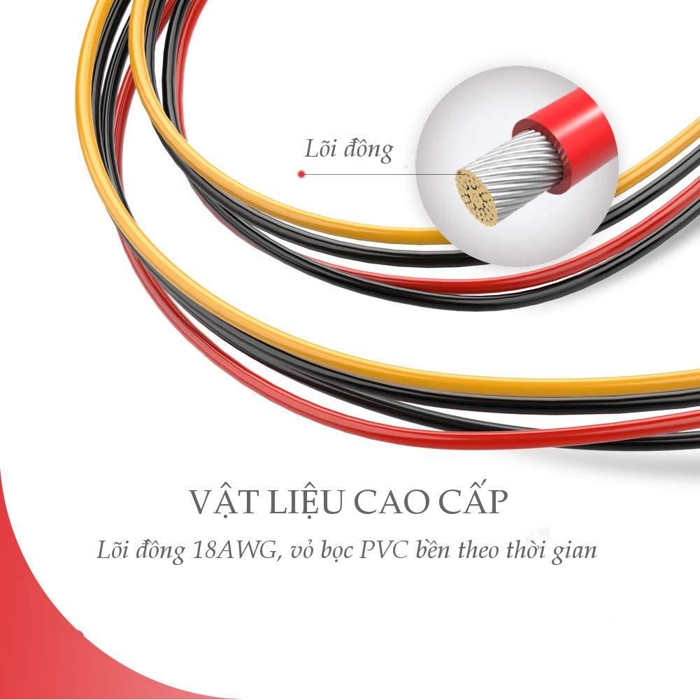 Cáp nối nguồn SATA 15Pin kết nối nguồn điện máy tính với ổ cứng Serial ATA SSD ổ đĩa quang thẻ PCI dài 20cm UGREEN US283