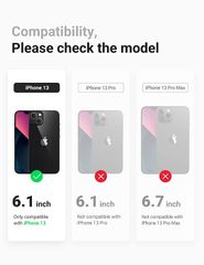 Ốp lưng kèm giá đỡ điện thoại iPhone UGREEN – Khung kim loại, vỏ TPU trong suốt chống trầy xước, bám vân tay – Dành cho iPhone 13, iPhone 13 Pro, iPhone 13 Pro Max