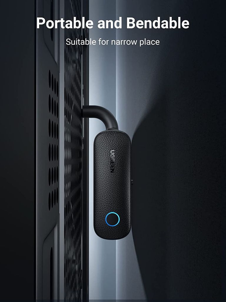 Bộ phát Bluetooth 5.0 Aux UGREEN CM403 – 2 chế độ TX, RX – Kèm nút chấp nhận/ từ chối cuộc gọi