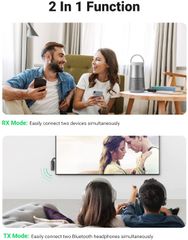 Bộ phát Bluetooth 5.0 Aux UGREEN CM403 – 2 chế độ TX, RX – Kèm nút chấp nhận/ từ chối cuộc gọi