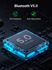 Bộ phát Bluetooth 5.0 Aux UGREEN CM403 – 2 chế độ TX, RX – Kèm nút chấp nhận/ từ chối cuộc gọi