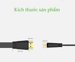 Cáp HDMI 2.0 UGREEN ED015 – Độ phân giải 4Kx2K 3D Full HD1080