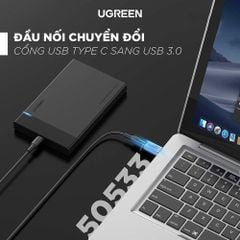 Đầu chuyển Type C sang USB 3.0 UGREEN US204 – Tốc độ truyền lên đến 10Gbps, hỗ trợ tương thích ngược