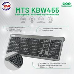 Bàn phím sạc không dây MYTECHSUN KBW455
