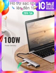 Bộ chuyển Type C sang HDMI và 3 cổng USB 3.0 Ugreen 70495