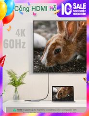 Bộ chuyển Type C sang HDMI và 3 cổng USB 3.0 Ugreen 70495