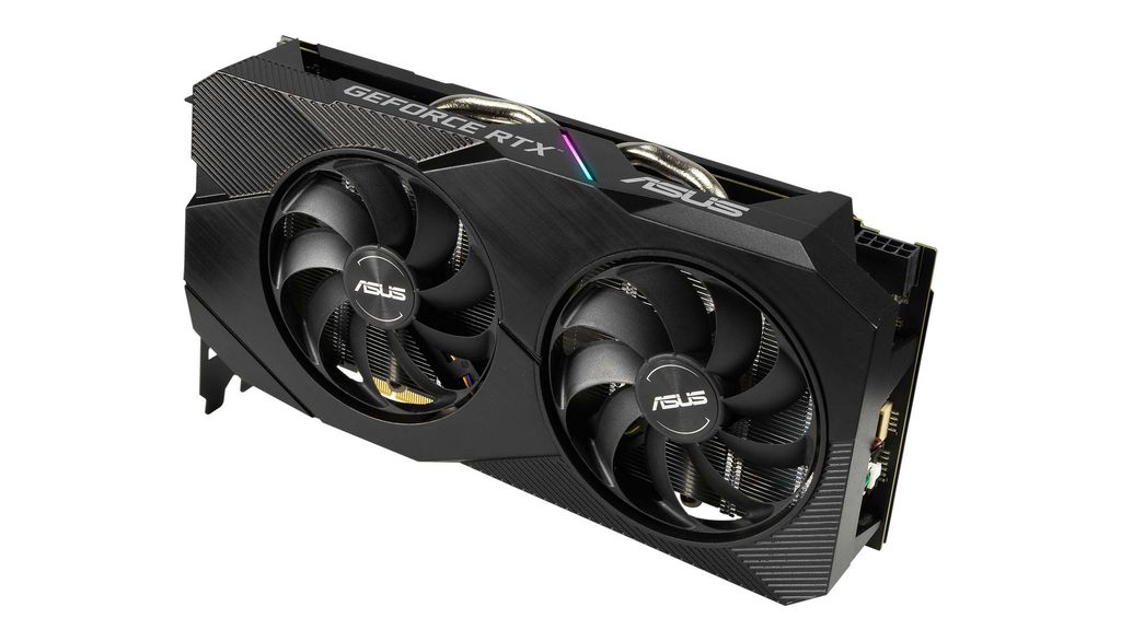 Card màn hình Asus DUAL RTX 2060-O6G EVO (6GB GDDR6, 192-bit, DVI+HDMI+DP, 1x8-pin)