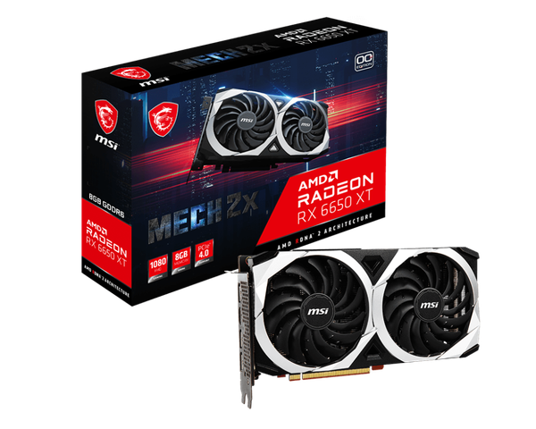 VGA MSI RX 6650 XT MECH 2X 8G OC