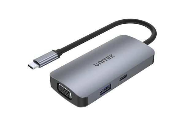 Cable Type-C-> USB(3.0)+2HDMI+VGA+PD 100W Unitek D1051A