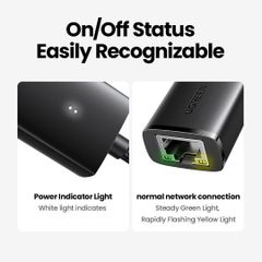 Cáp chuyển đổi USB to LAN 100Mbps Ugreen 15632 CM650