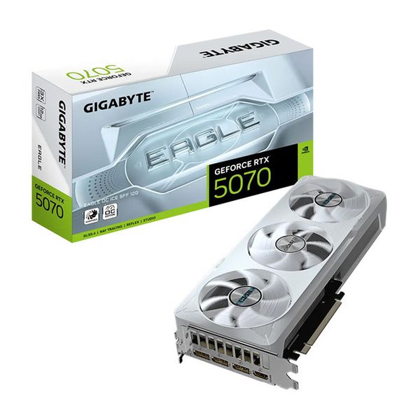 Card màn hình Gigabyte RTX 5070 EAGLE OC ICE SFF 12G GDDR7 (GV-N5070EAGLEOC ICE-12GD)