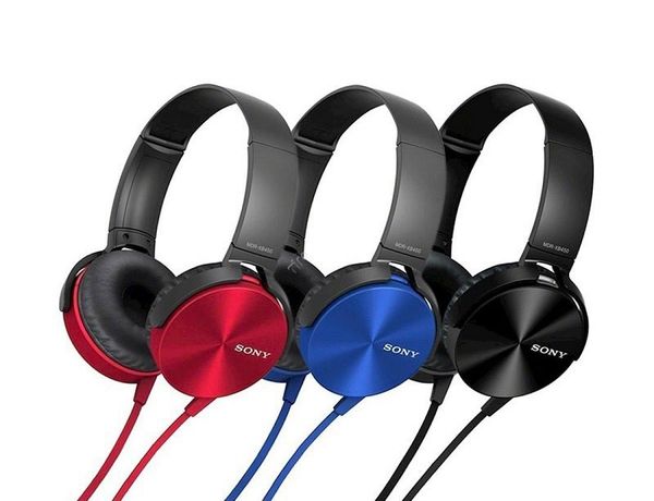 Tai nghe Sony 03 màu, Đen, Đỏ, Xanh