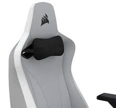 Ghế Corsair TC200 Leatherette Light Grey/White (CF-9010045-WW)