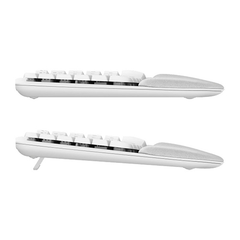 Bàn Phím Công Thái Học Không Dây Logitech Wave Keys Wireless/Bluetooth/Đen (Graphite) (920-012281)