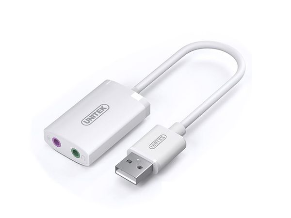 Cáp USB -> Speaker Out + Mic In UNITEK U207AWH